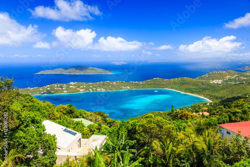 Obraz na płótnie St Thomas, US Virgin Islands. Magens Bay w salonie