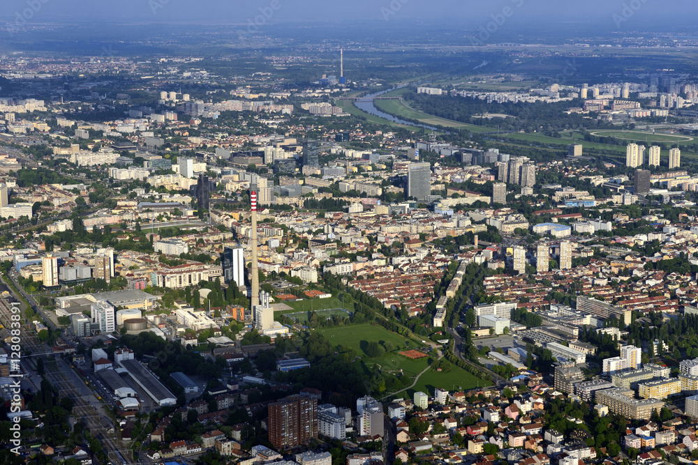 Zagreb from air