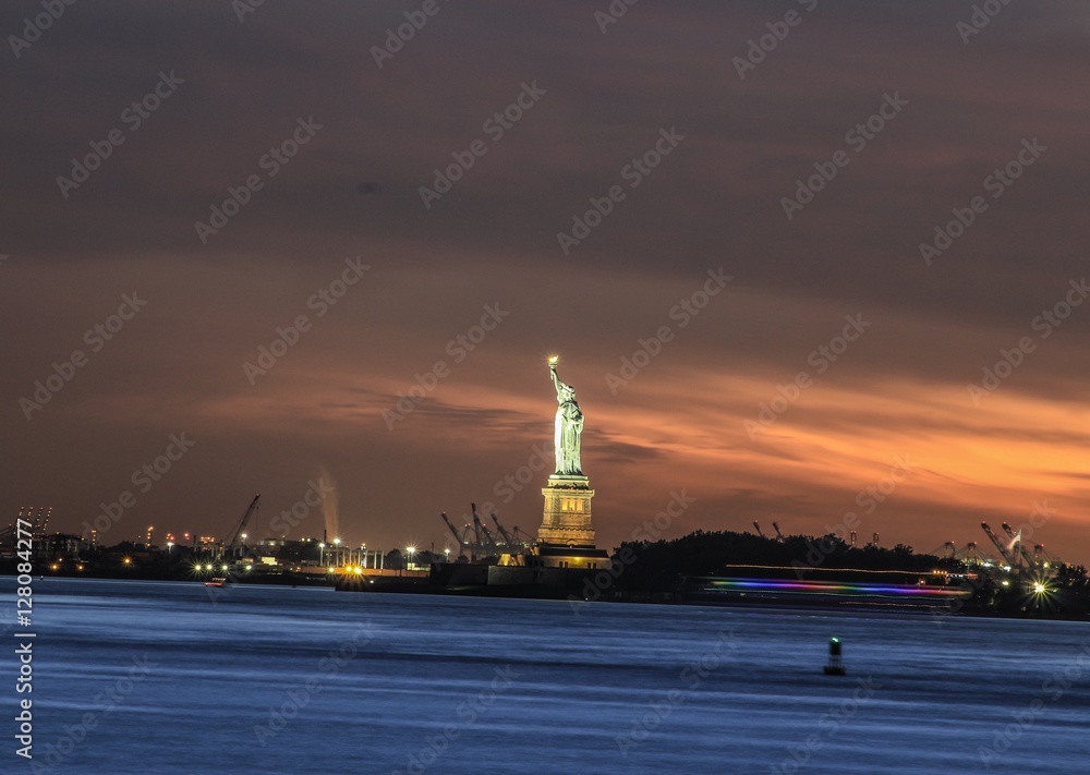 Naklejka premium Never sleeping in New York