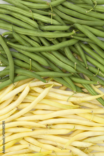 green and yellow bean