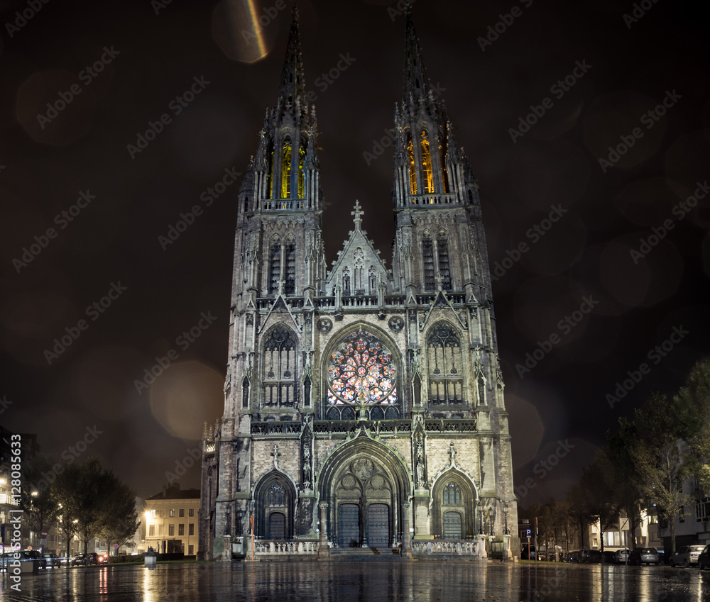 Fototapeta premium Sint-Petrus-en-Pauluskerk, church in Ostend, Belgium