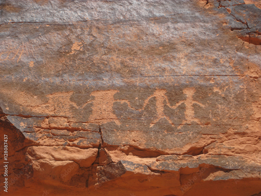 Petroglyphs at Valley of Fire State Park in Nevada