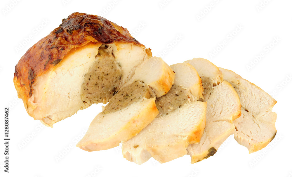 Roast Chicken Meat Crown With Stuffing