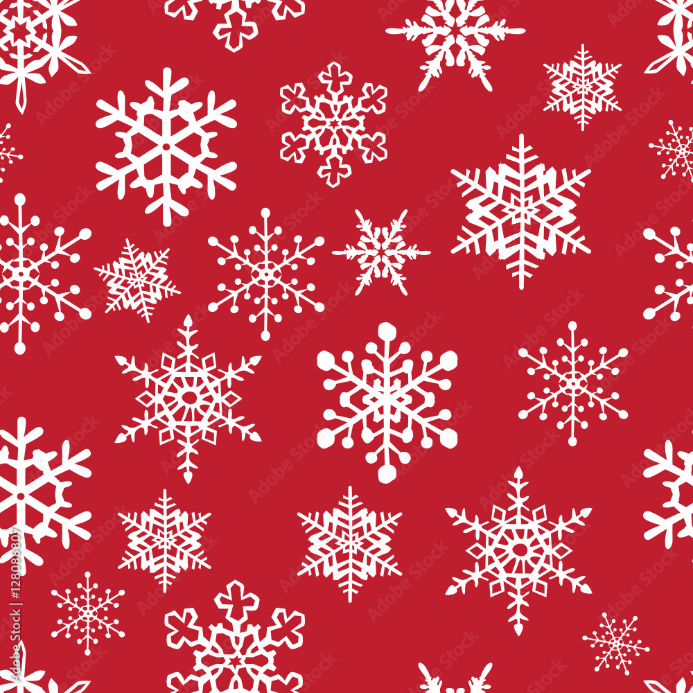Snowflakes seamless pattern Snowflakes seamless pattern