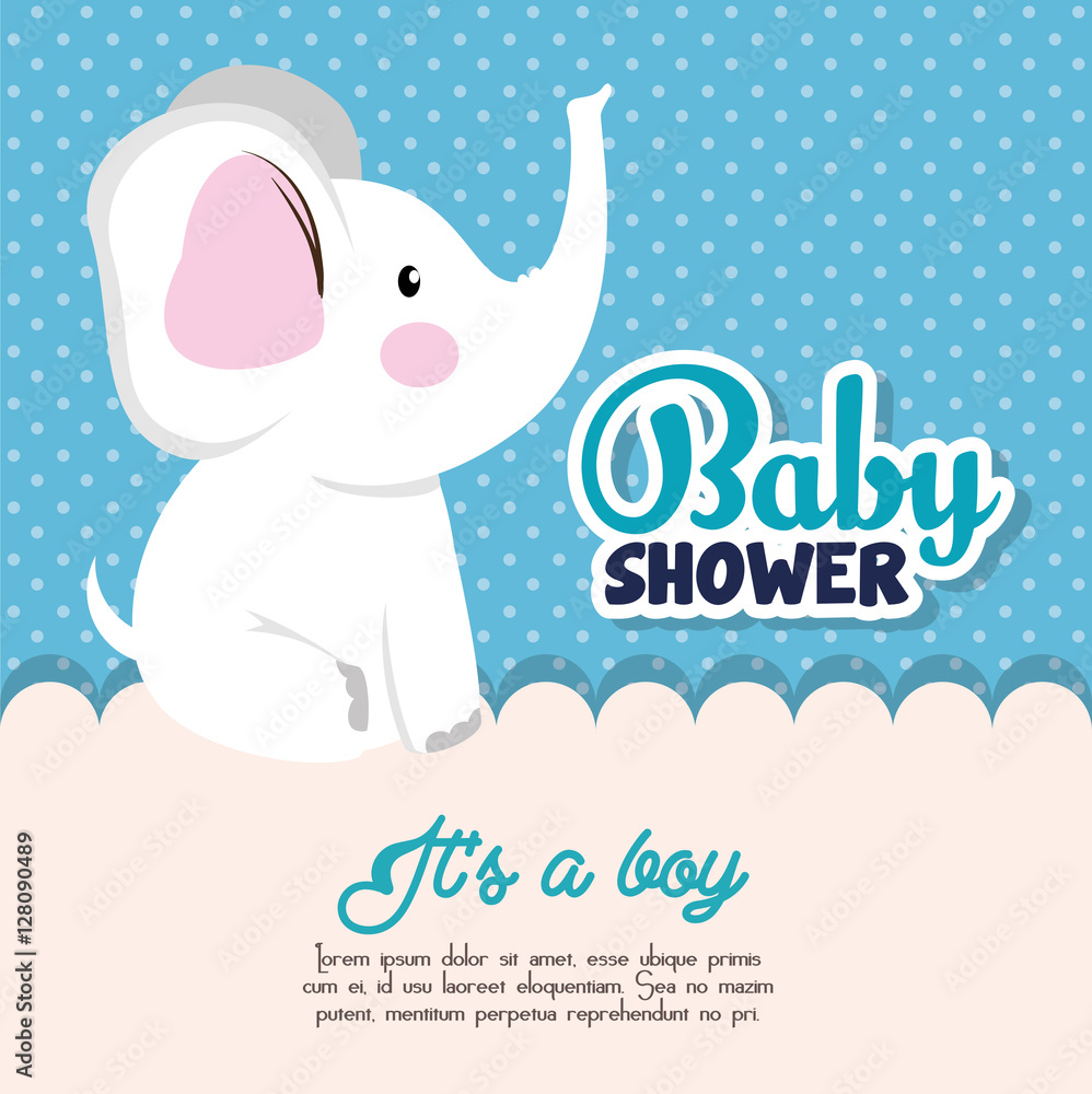 baby shower invitation card vector illustration design baby shower invitation card vector illustration design