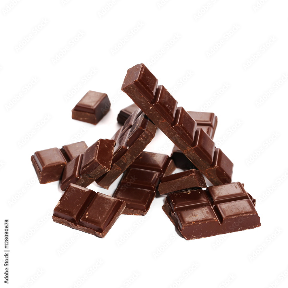 chocolate bars isolated on white background chocolate bars isolated on white background