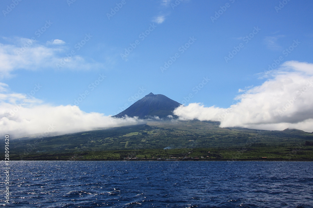 Vulkan Ponta do Pico der Azoren.