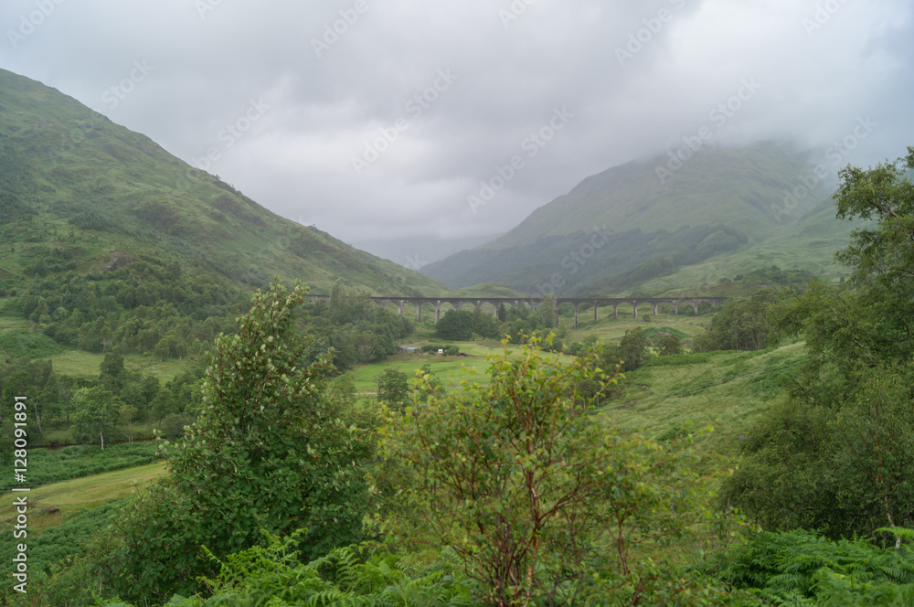 Naklejka premium View of the Glenfinnan viacduct