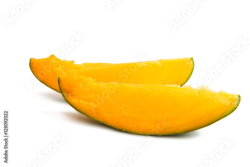 slices of ripe mango