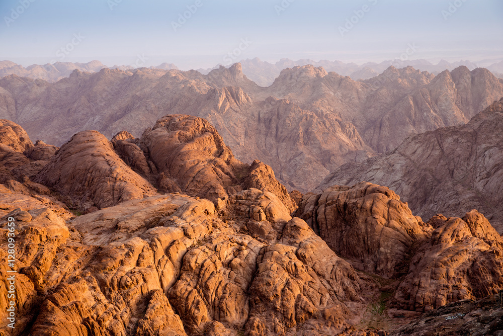 beautiful views of Mount Sinai in Egypt