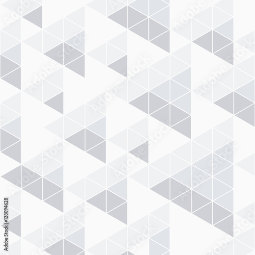 Abstract pattern with triangles on a white background.