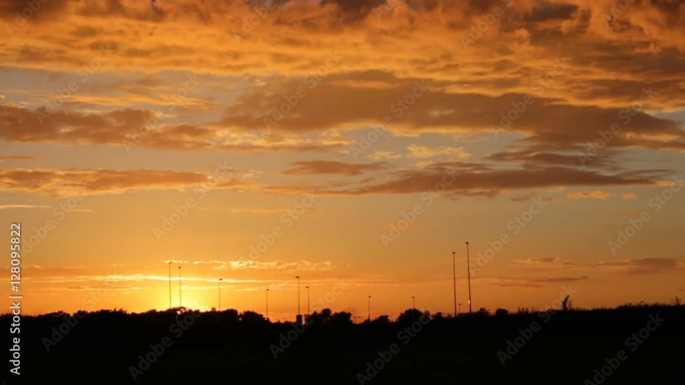 Beautiful orange sunset Beautiful orange sunset
