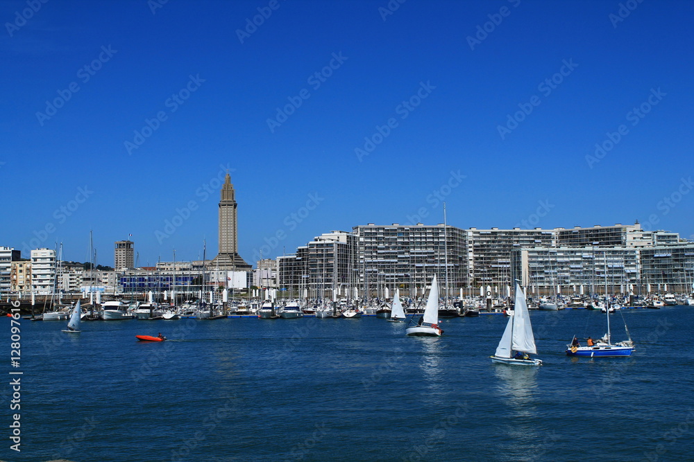 Port de plaisance du Havre, France