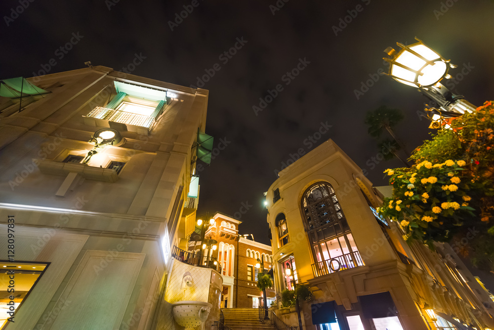 Obraz premium Rodeo drive by night