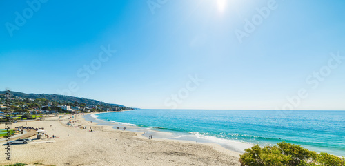Fototapeta Naklejka Na Ścianę i Meble -  Blue sky over Laguna beach
