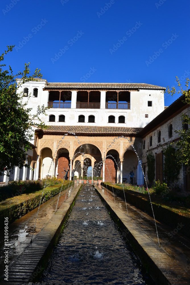 Fototapeta premium Palacio de Generalife in Granada UNESCO Weltkulturerbe