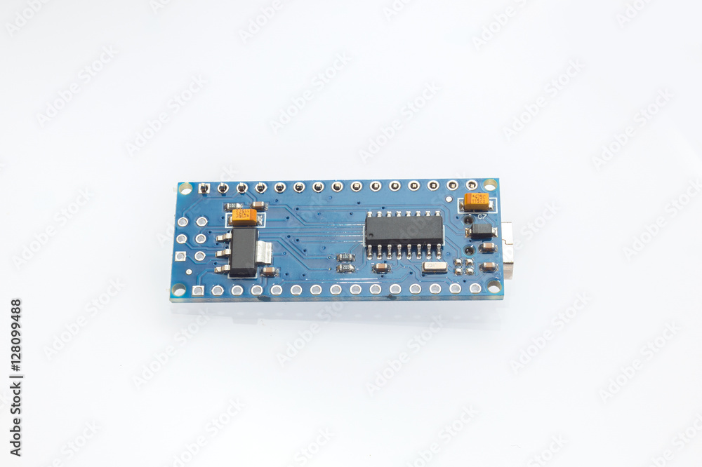 nano board on white background nano board on white background