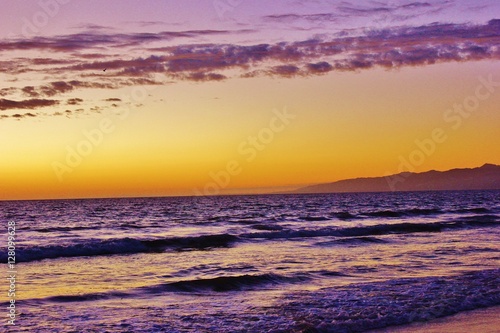Gorgeous sunset over the Pacific Ocean