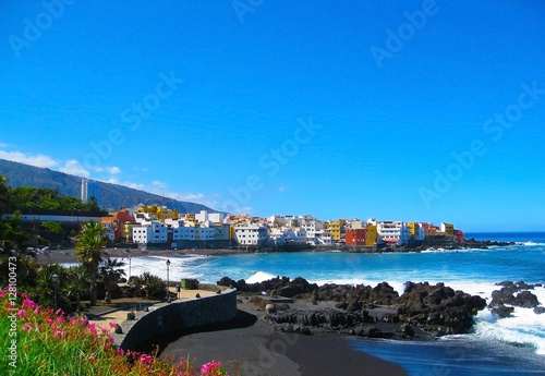 Fotografi Playa Jardin,Puerto de la Cruz, Tenerife, Spain