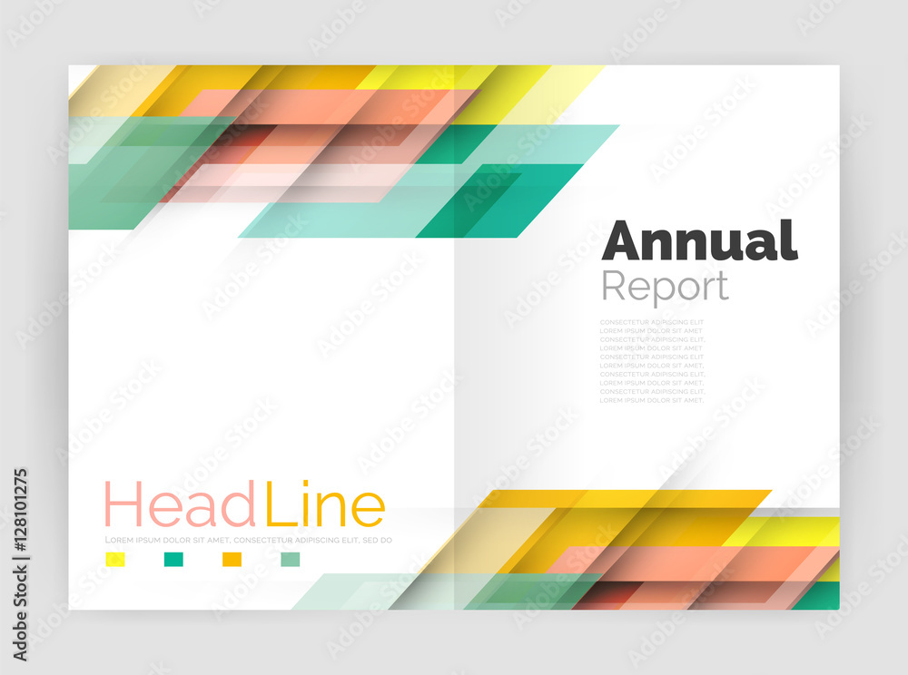 Modern line design, motion concept. Business annual report brochure templates Modern line design, motion concept. Business annual report brochure templates