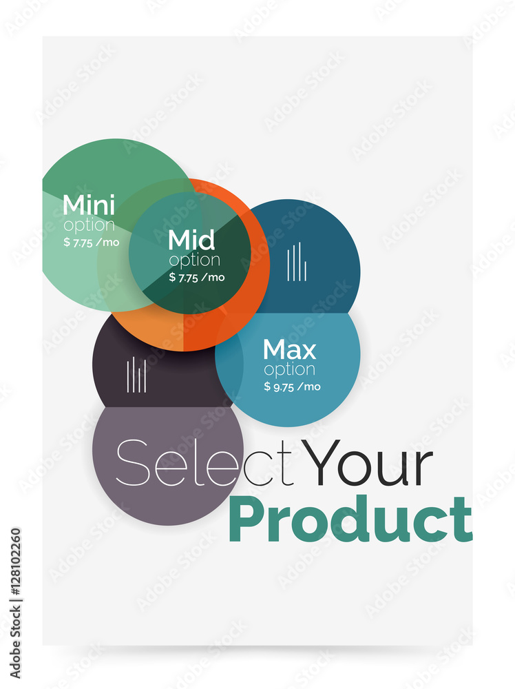 Business layout - select your product with sample options Business layout - select your product with sample options