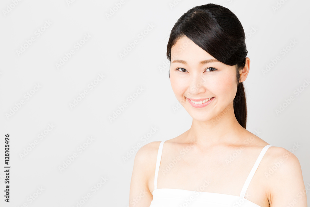 attractive asian woman beauty image isolated on white background attractive asian woman beauty image isolated on white background