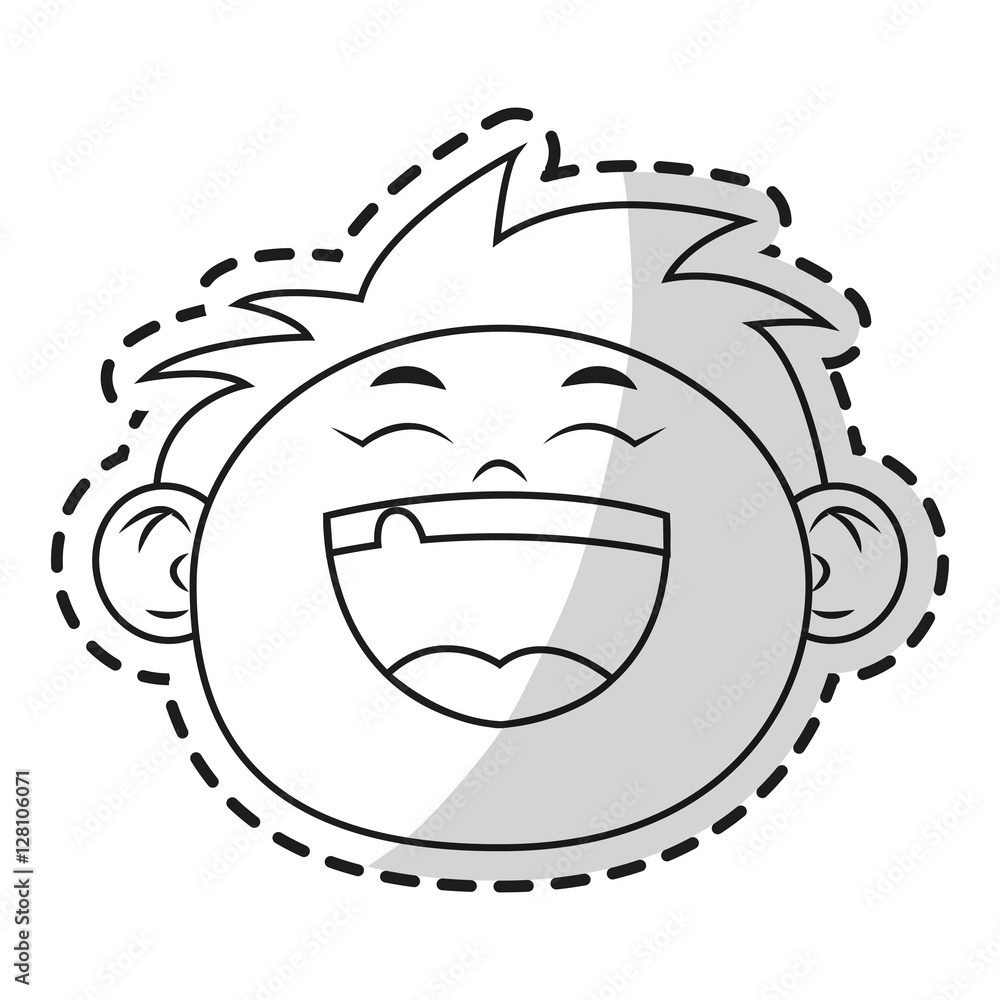 Kid cartoon icon. Childhood little people and person theme. Isolated design. Vector illustration Kid cartoon icon. Childhood little people and person theme. Isolated design. Vector illustration