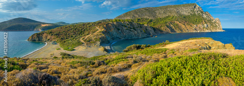 Peninsula on the Greek coast