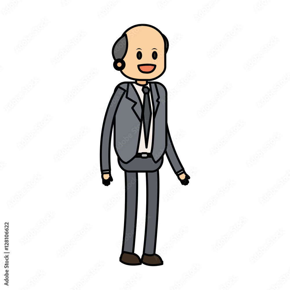 Businessman icon. Business businesspeople and businessperson theme. Isolated design. Vector illustration Businessman icon. Business businesspeople and businessperson theme. Isolated design. Vector illustration