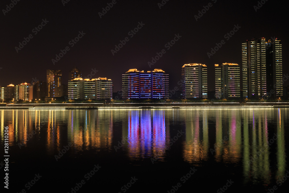 Fototapeta premium modern city at night