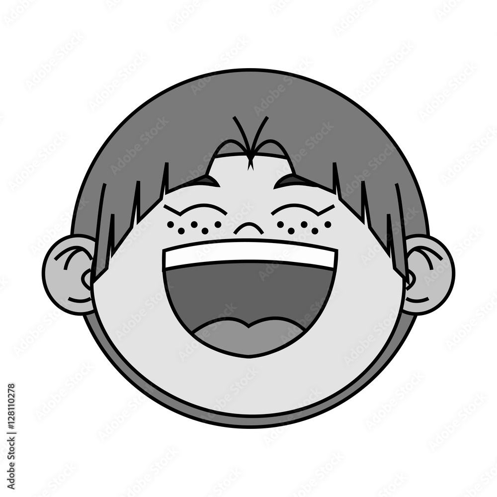 Kid cartoon icon. Childhood little people and person theme. Isolated design. Vector illustration Kid cartoon icon. Childhood little people and person theme. Isolated design. Vector illustration