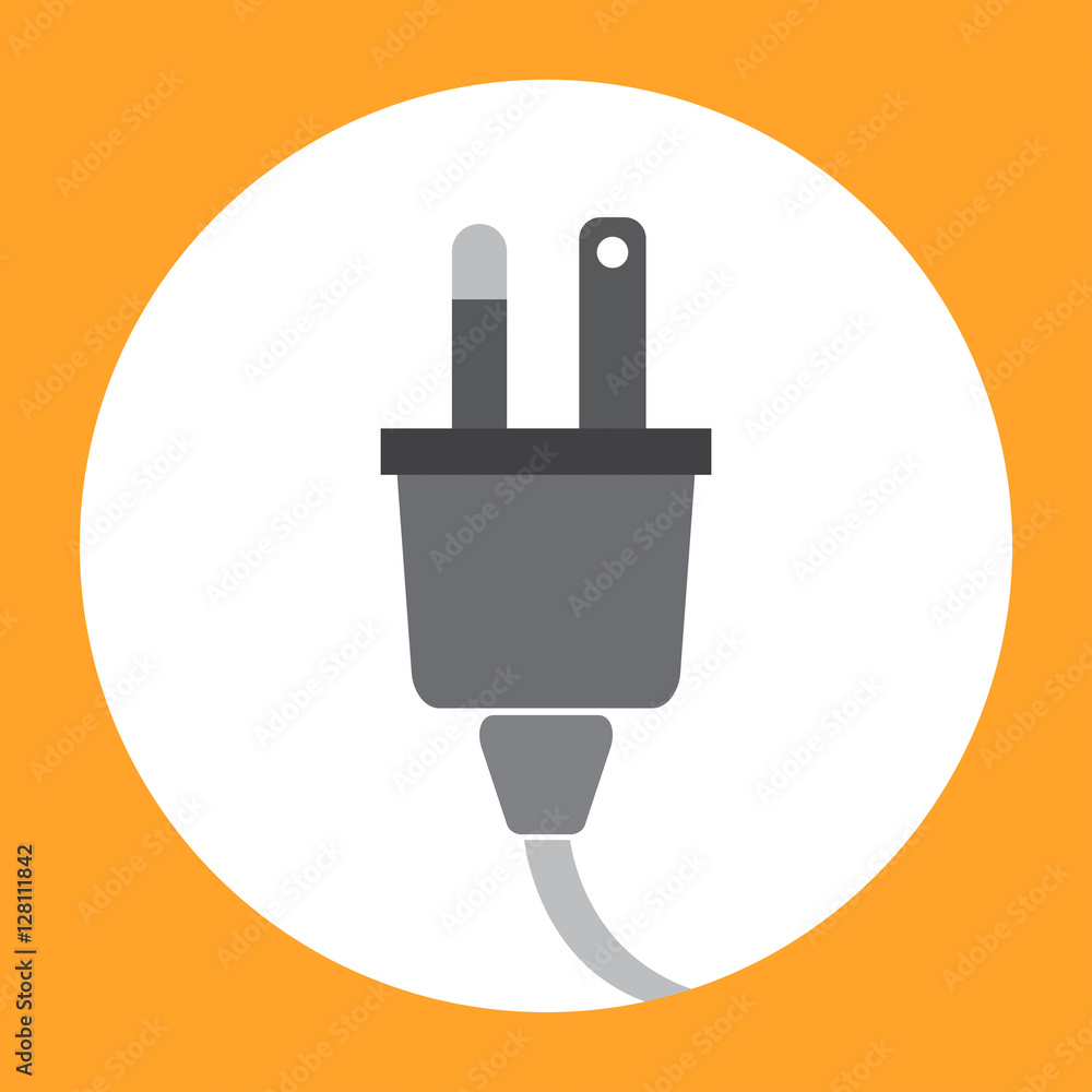 3 Legs Electric Plug vector. eps 10 3 Legs Electric Plug vector. eps 10