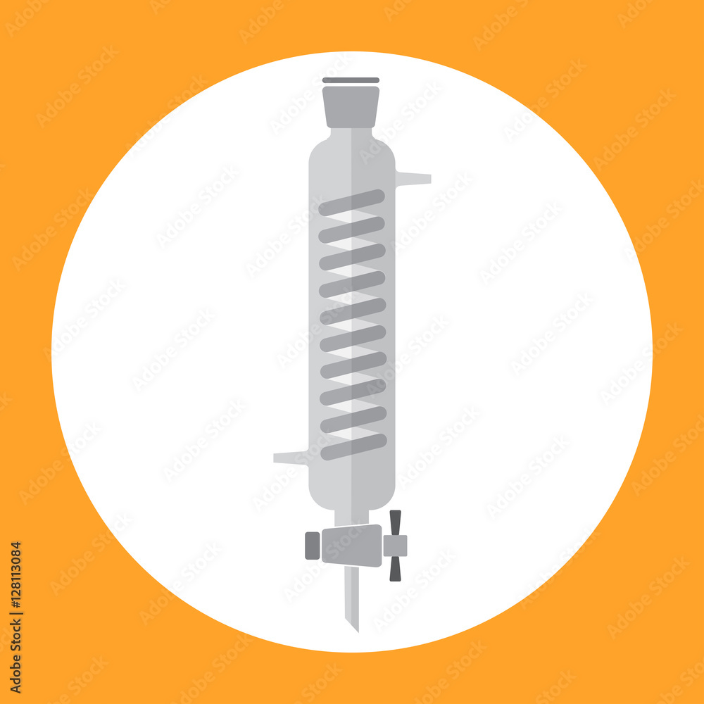 Science Lab Condenser vector. eps 10 Science Lab Condenser vector. eps 10