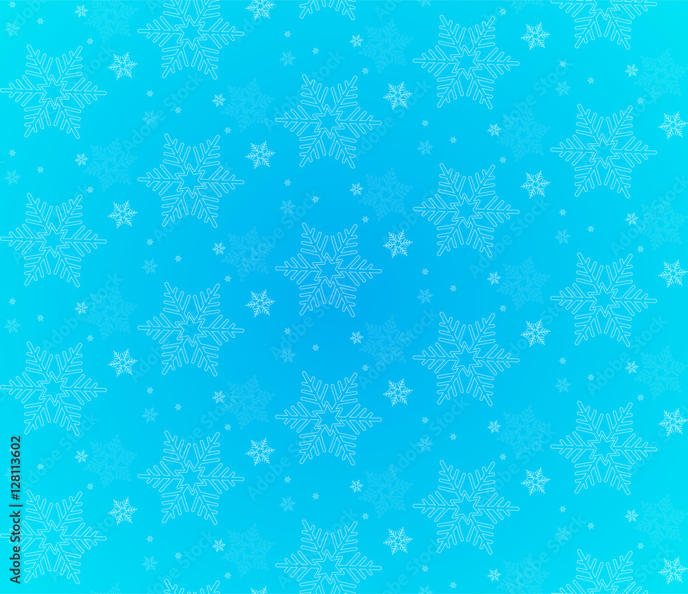 seamless Merry Christmas and New Year Background