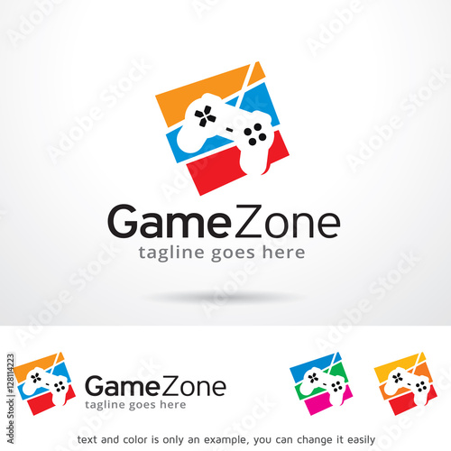 Game Zone Logo Template Design Vector