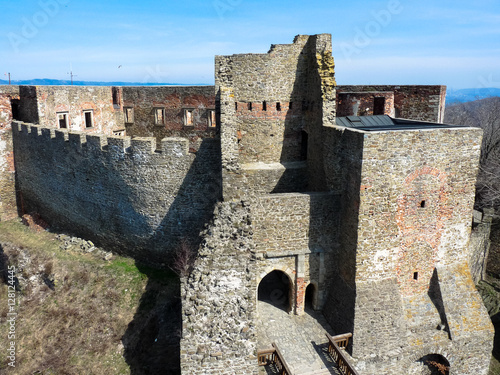 Helfstyn castle is one of the largest castles in terms of area in the Czech Republic. The Hefaiston - gathering and international competition of blacksmiths is held here every year. photo