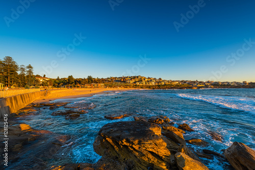 Bronte Beach at sunrise in Bronte Sydney Australia