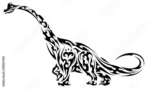 恐竜 ブラキオサウルス トライバル