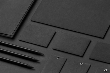 Brand identity mockup. Blank corporate stationery set