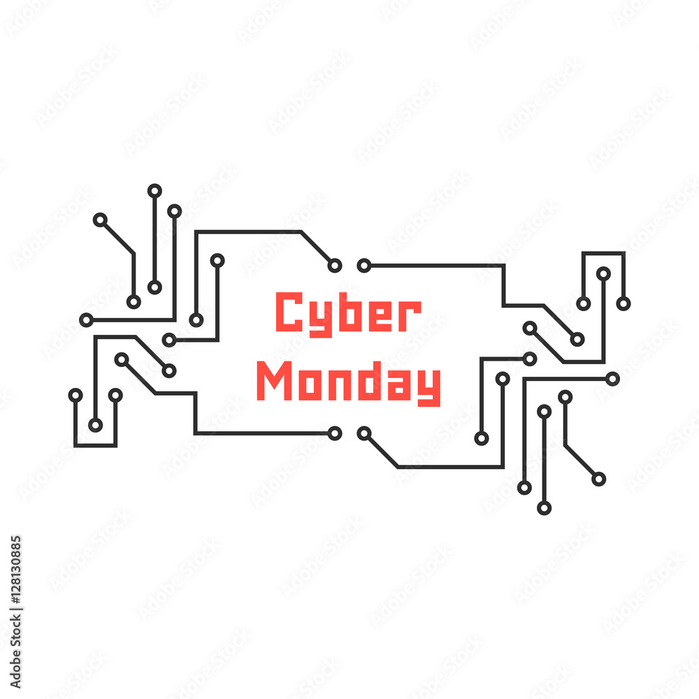 cyber monday with pcb elements