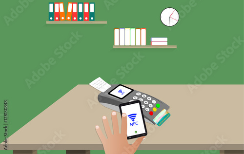 The NFC technology.The concept of mobile payments.Wireless payments using a mobile device