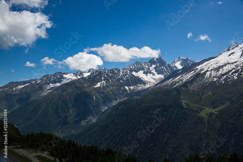 Die wundersch  ne Bergwelt des Wallis