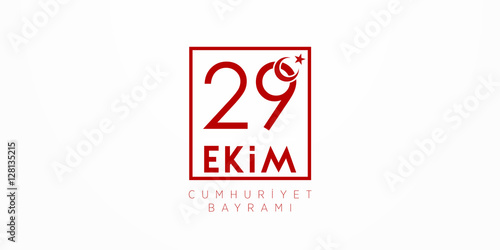 October 29 Cumhuriyet Bayrami Republic Day Turkey, celebration republic, graphic for design elements