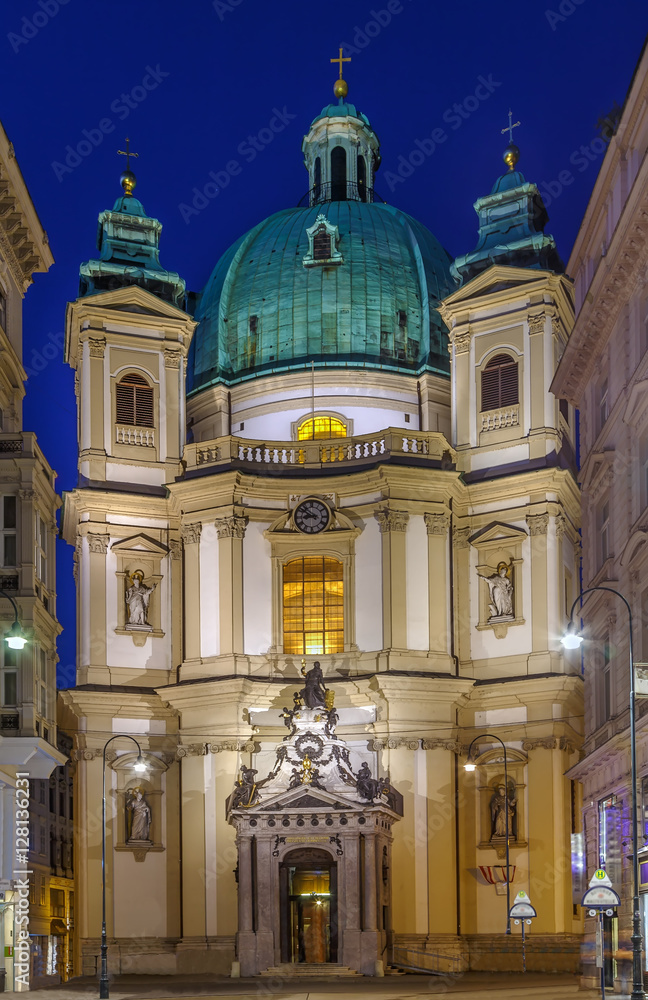 Peterskirche in Vienna, Austria