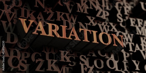 Variation - Wooden 3D rendered letters/message.  Can be used for an online banner ad or a print postcard.