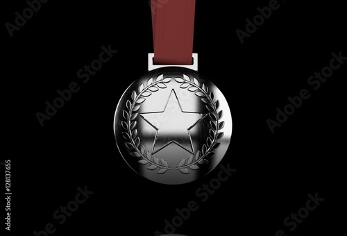 3d rendering medal photo