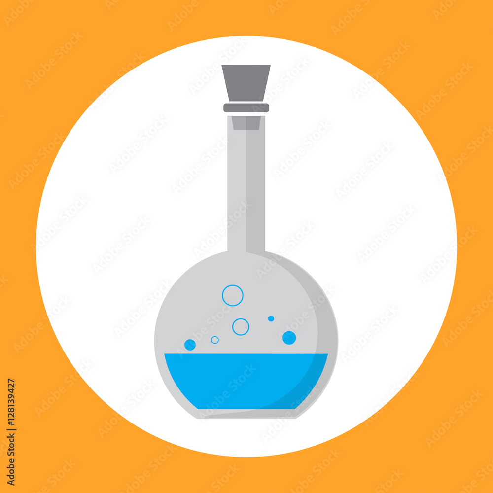 Science Lab Glass Flask vector. eps 10 Science Lab Glass Flask vector. eps 10