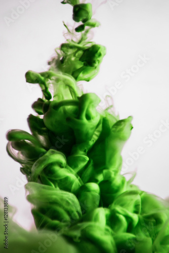 green dye in water 