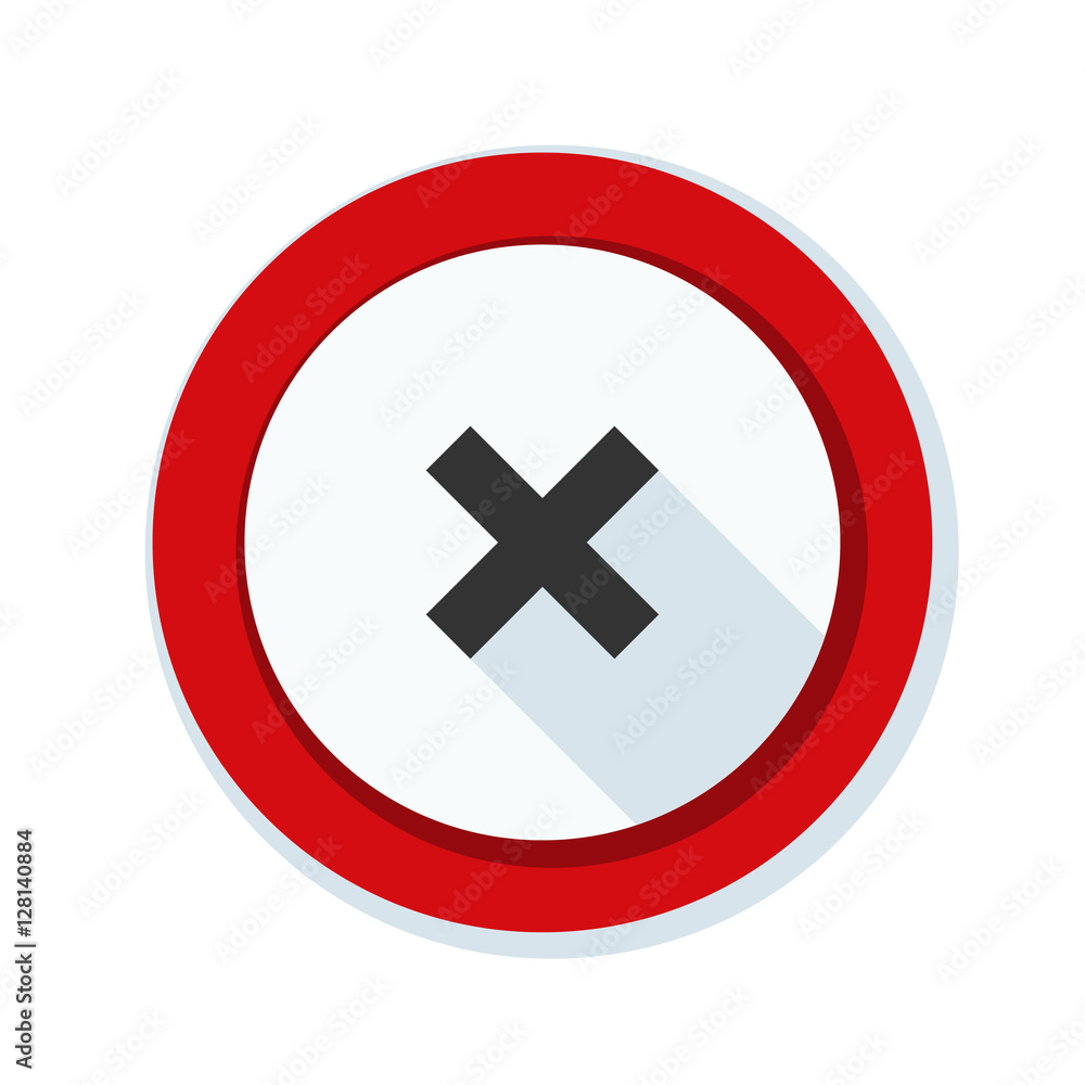 Irritant hazard sign Irritant hazard sign