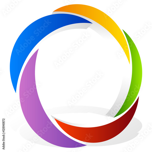 Circular element with random radiating lines. Radial circles spi